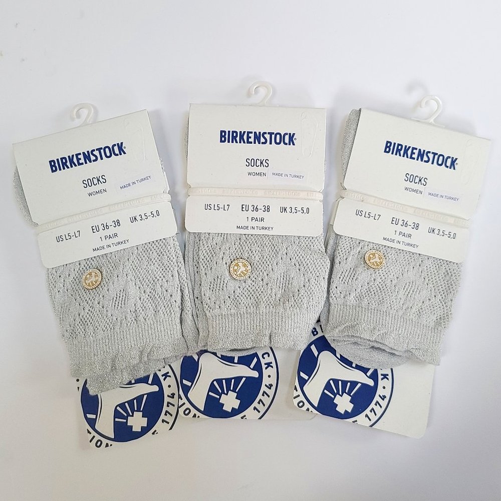 Birkenstock Cotton Bling Ajour Socks - Picture 1 of 3